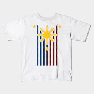 Philippines American Flag Kids T-Shirt